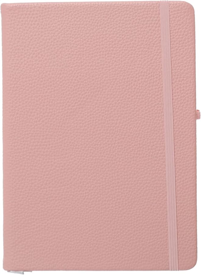 Simba Notebook Kab Lined Paper 80 Sheets A5 with Elastic Closure, Ribbon Bookmark, and Pocket Divider for Journaling